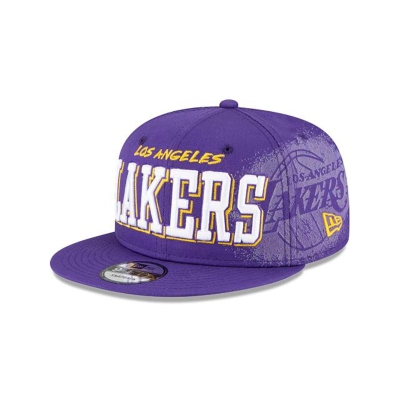 Los Angeles Lakers Gorra | New Era NBA Faded 9fifty Snapback Cap Mexico - Morados